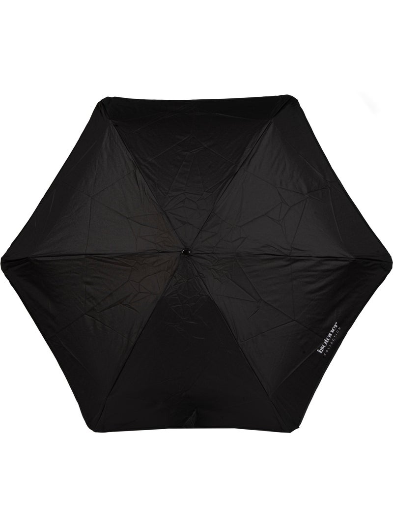 Ombrello xtra solido, anti-ribaltamento, compatto e leggero, 17,5 cm, donna isotoner Nero - Kiabi