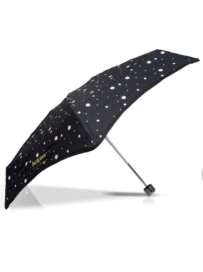 Ombrello xtra solido: anti-ribaltamento, compatto e leggero, 17,5 cm, donna isotoner Nero Giallo - Kiabi