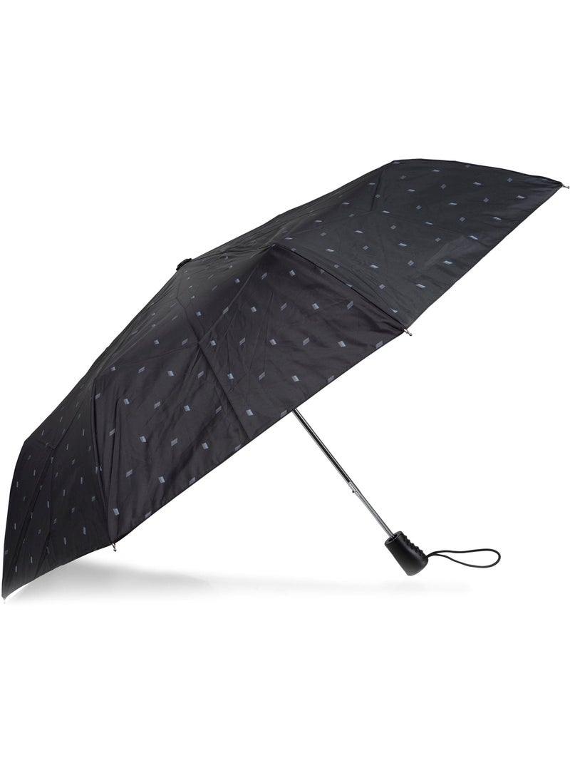 Ombrello xtra solido, idrorepellente, apertura automatica, sistema unisex adulto isotoner Nero Grigio Blu - Kiabi
