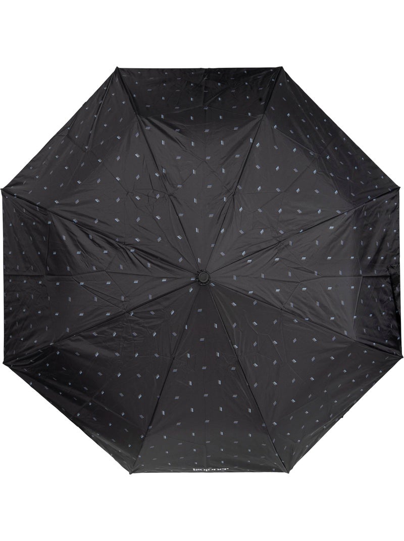 Ombrello xtra solido, idrorepellente, apertura automatica, sistema unisex adulto isotoner Nero Grigio Blu - Kiabi