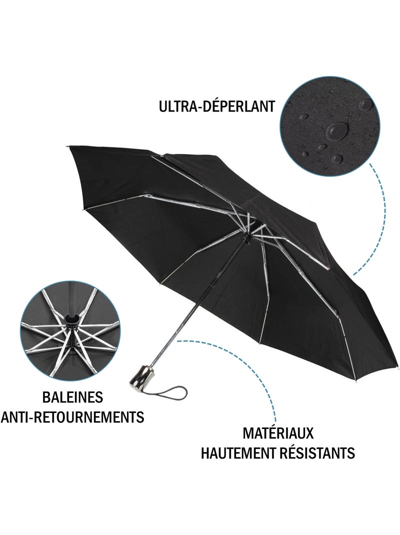 Ombrello xtra solido, idrorepellente, apertura/chiusura automatica uomo isotoner Blu marino - Kiabi