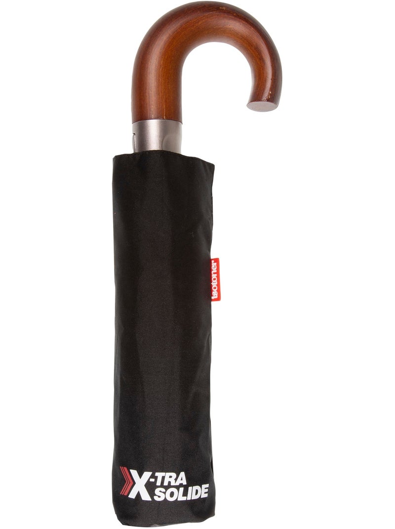 Ombrello xtra solido, idrorepellente, apertura/chiusura automatica uomo isotoner Nero - Kiabi