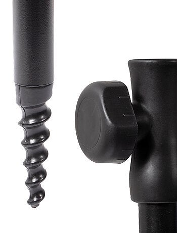 Ombrellone hawaiano, Arco di 180 cm - Anti-UV UPF50+ - Struttura antivento