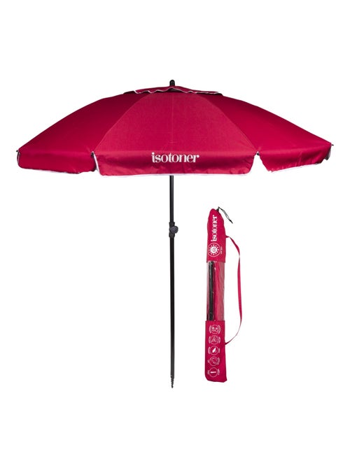 Ombrellone con lampone, Arco di 180 cm - Anti-UV UPF50+ - Struttura antivento - Kiabi