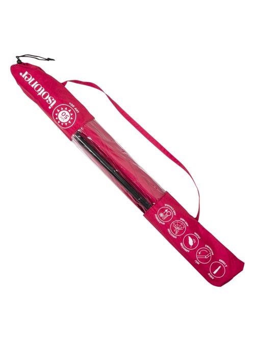 Ombrellone con lampone, Arco di 180 cm - Anti-UV UPF50+ - Struttura antivento - Kiabi