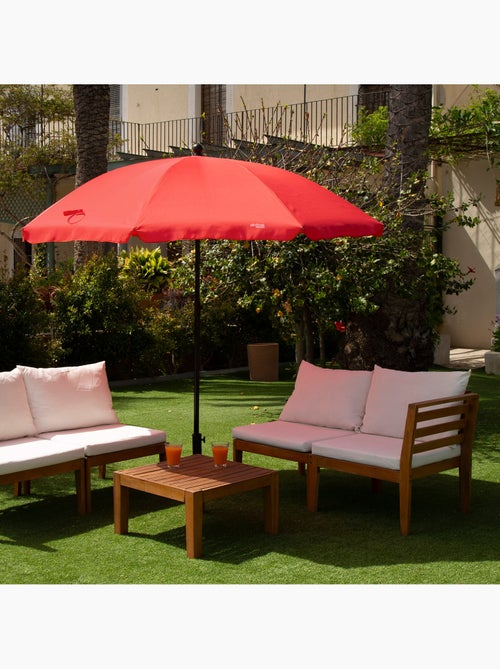 Ombrellone da giardino rosso uv30 da 240 cm aktive spiaggia - Kiabi Ombrellone da giardino rosso uv30 da 240 cm aktive spiaggia - Kiabi