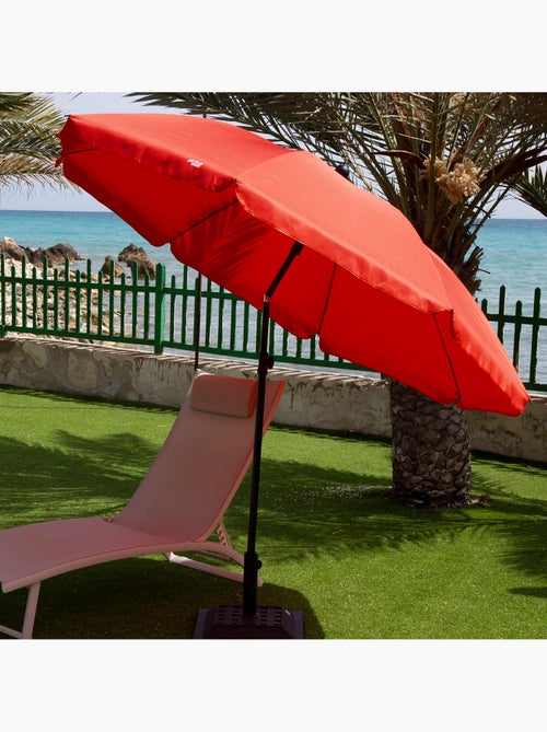 Ombrellone da giardino rosso uv30 da 240 cm aktive spiaggia - Kiabi Ombrellone da giardino rosso uv30 da 240 cm aktive spiaggia - Kiabi