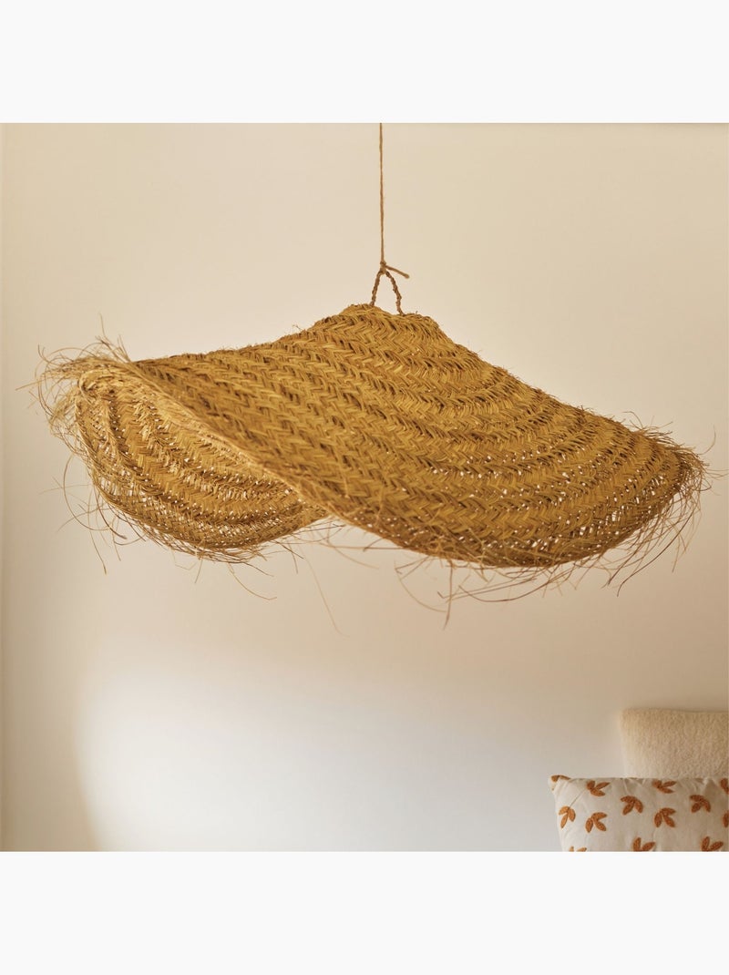 Ombrellone Doum in fibra di palma Beige - Kiabi