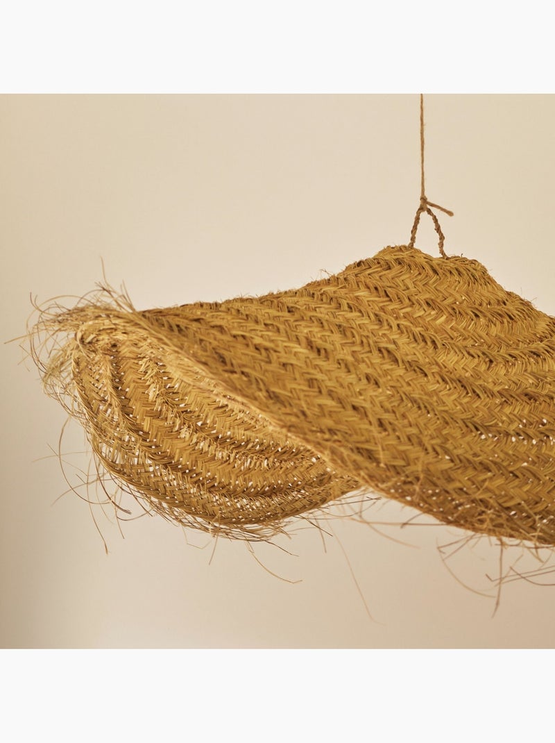 Ombrellone Doum in fibra di palma Beige - Kiabi