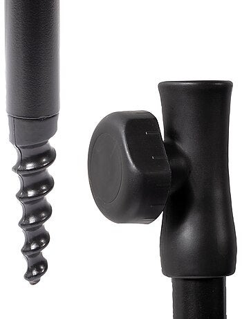 Ombrellone hawaiano, Arco di 180 cm - Anti-UV UPF50+ - Struttura antivento