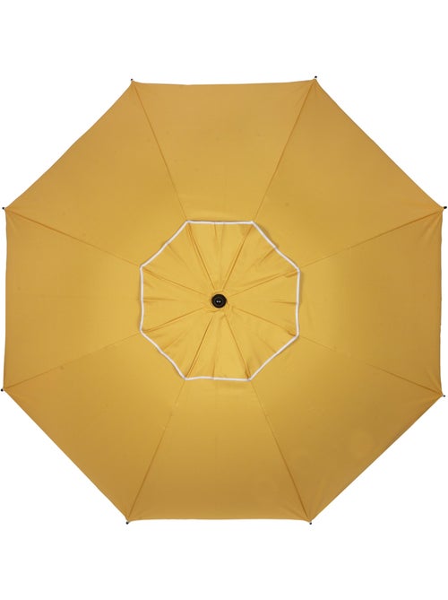 Ombrellone giallo, Arco di 180 cm - Anti-UV UPF50+ - Struttura antivento - Kiabi
