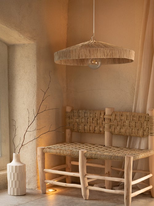 Ombrellone in rafia Japandi - Kiabi