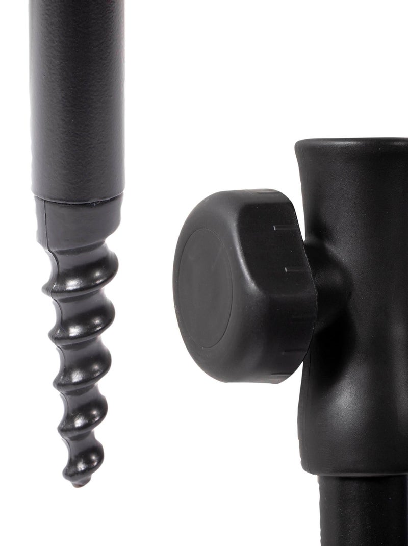 Ombrellone Khaki, Arco di 180 cm - Anti-UV UPF50+ - Struttura antivento Cachi - Kiabi