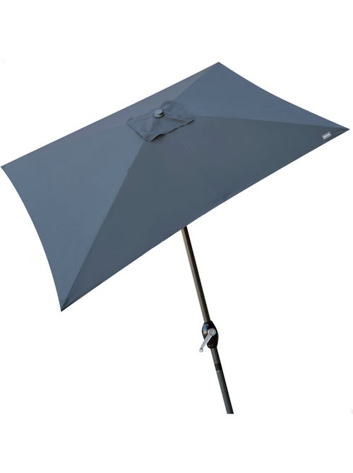 Ombrellone rettangolare 200x300cm palo alluminio antracite aktive giardino - Kiabi