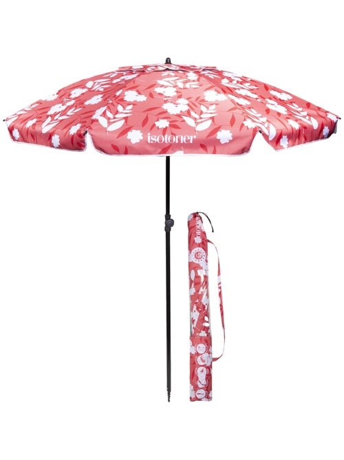 Ombrellone Tropical Flowers, Arco di 180 cm - Anti-UV UPF50+ - Struttura antivento - Kiabi