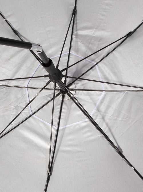 Ombrellone Tropical Flowers, Arco di 180 cm - Anti-UV UPF50+ - Struttura antivento - Kiabi