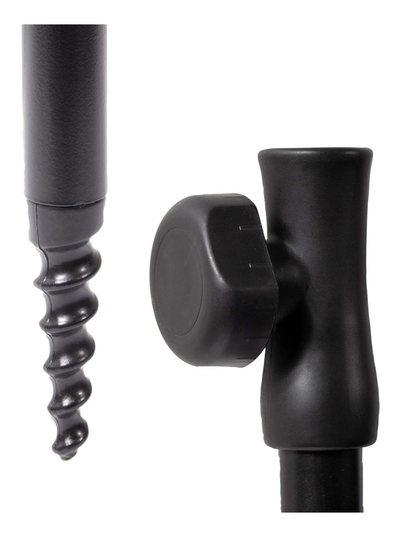 Ombrellone Tropical Flowers, Arco di 180 cm - Anti-UV UPF50+ - Struttura antivento Rosa rosso - Kiabi