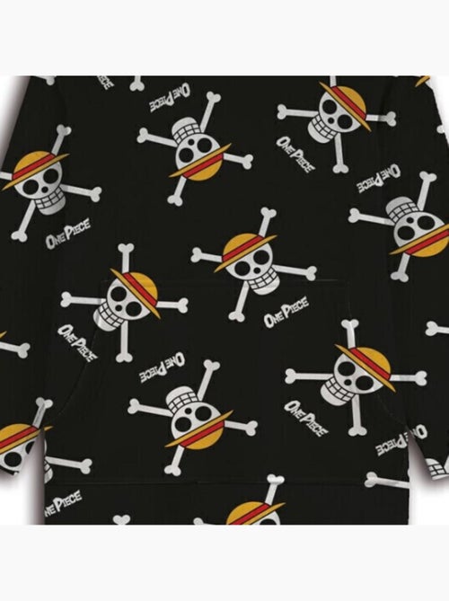 One Piece - Plaid in pile per adulti con cappuccio - Coperta con maniche (taglie S a L) - Kiabi One Piece - Plaid in pile per adulti con cappuccio - Coperta con maniche (taglie S a L) - Kiabi