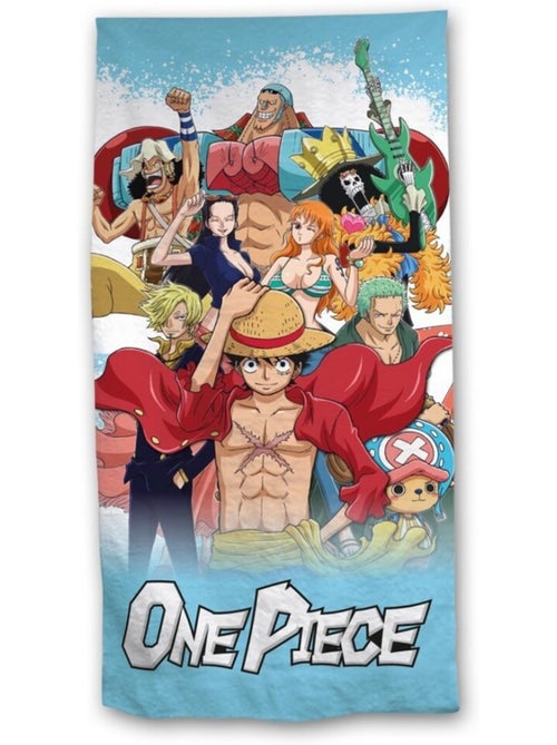 One Piece — Telo mare grande per bambini stampato 100% cotone, LUFFY - Kiabi One Piece — Telo mare grande per bambini stampato 100% cotone, LUFFY - Kiabi