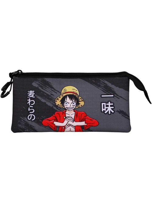 One Piece Unique Astuccio Triplo, Nero - Kiabi