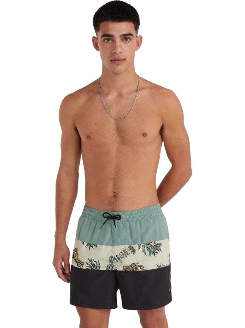 O´Neill Mix & Match Cali Costume da Bagno a Pantaloncino Floreale Blocchi di colore Uomo Beige - Kiabi