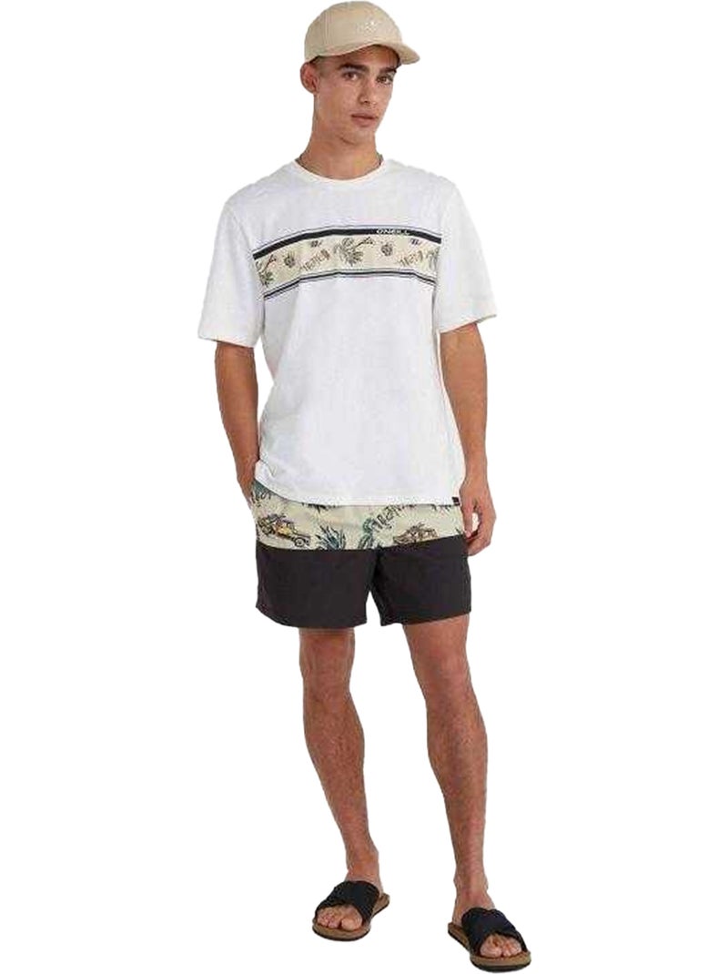 O´Neill Mix & Match Cali Costume da Bagno a Pantaloncino Floreale Blocchi di colore Uomo Beige - Kiabi