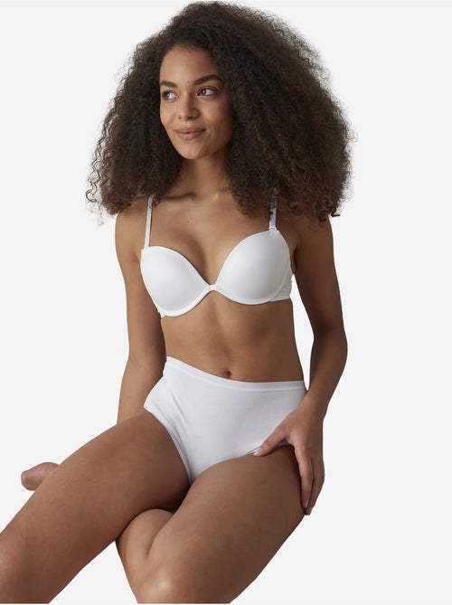 Optik fresh basic cover cotone vita alta slip penti - Kiabi Optik fresh basic cover cotone vita alta slip penti - Kiabi