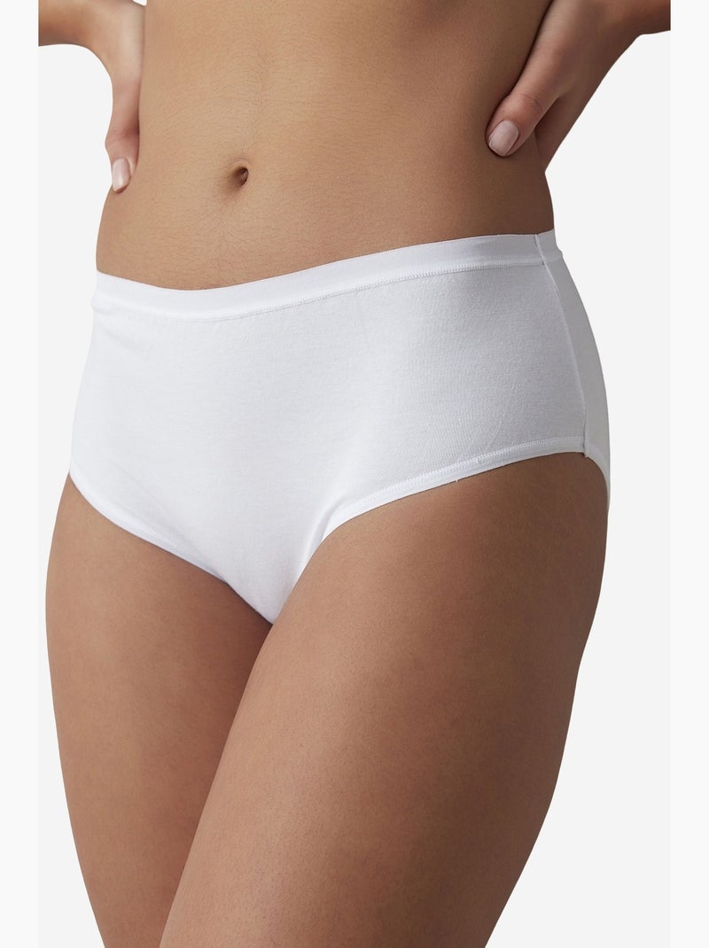 Optik fresh basic cover cotone vita alta slip penti Bianco - Kiabi
