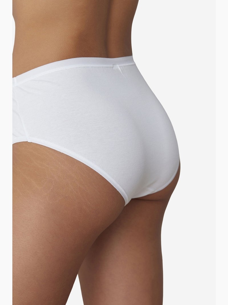 Optik fresh basic cover cotone vita alta slip penti Bianco - Kiabi