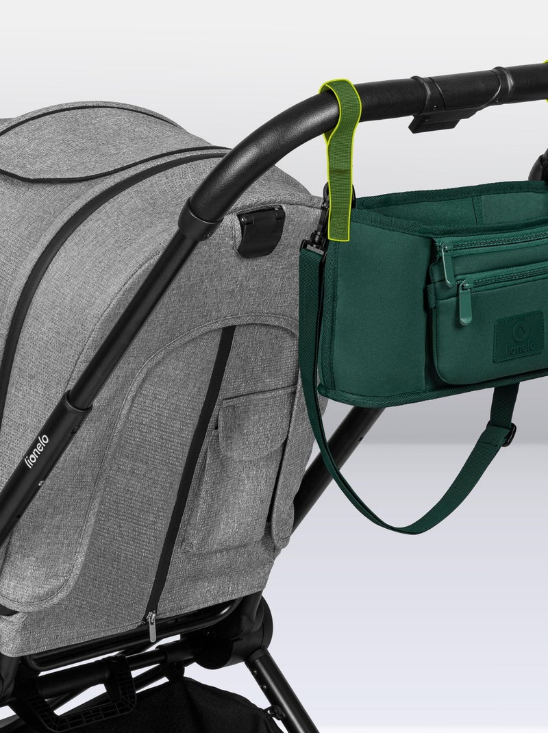 Organizer per passeggino - LIONELO Small Cube - 35x18x9 cm - Spazioso - Materiale facile da pulire Verde - Kiabi