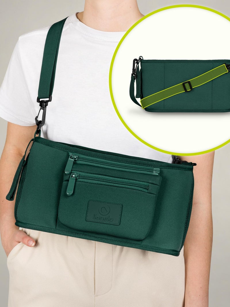 Organizer per passeggino - LIONELO Small Cube - 35x18x9 cm - Spazioso - Materiale facile da pulire Verde - Kiabi