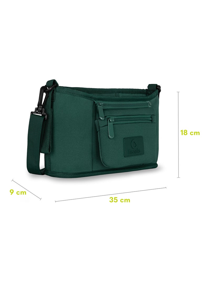 Organizer per passeggino - LIONELO Small Cube - 35x18x9 cm - Spazioso - Materiale facile da pulire Verde - Kiabi