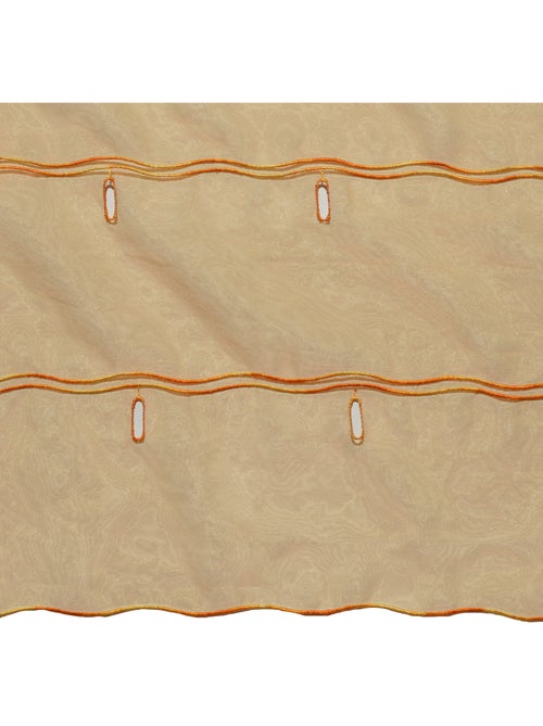 Organza a tinta unita modulabile con asole ricamate - Kiabi