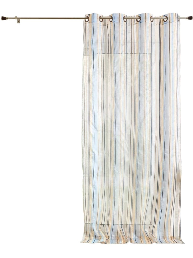 Organza velata a righe Blu - Kiabi