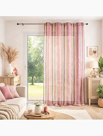 Organza velata a righe