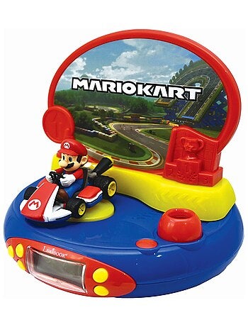 Orologio con proiettore di personaggi di Mario Kart 3D con suoni del videogioco
