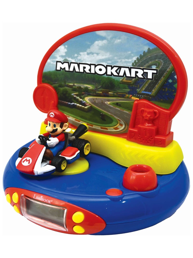Orologio con proiettore di personaggi di Mario Kart 3D con suoni del videogioco Blu - Kiabi