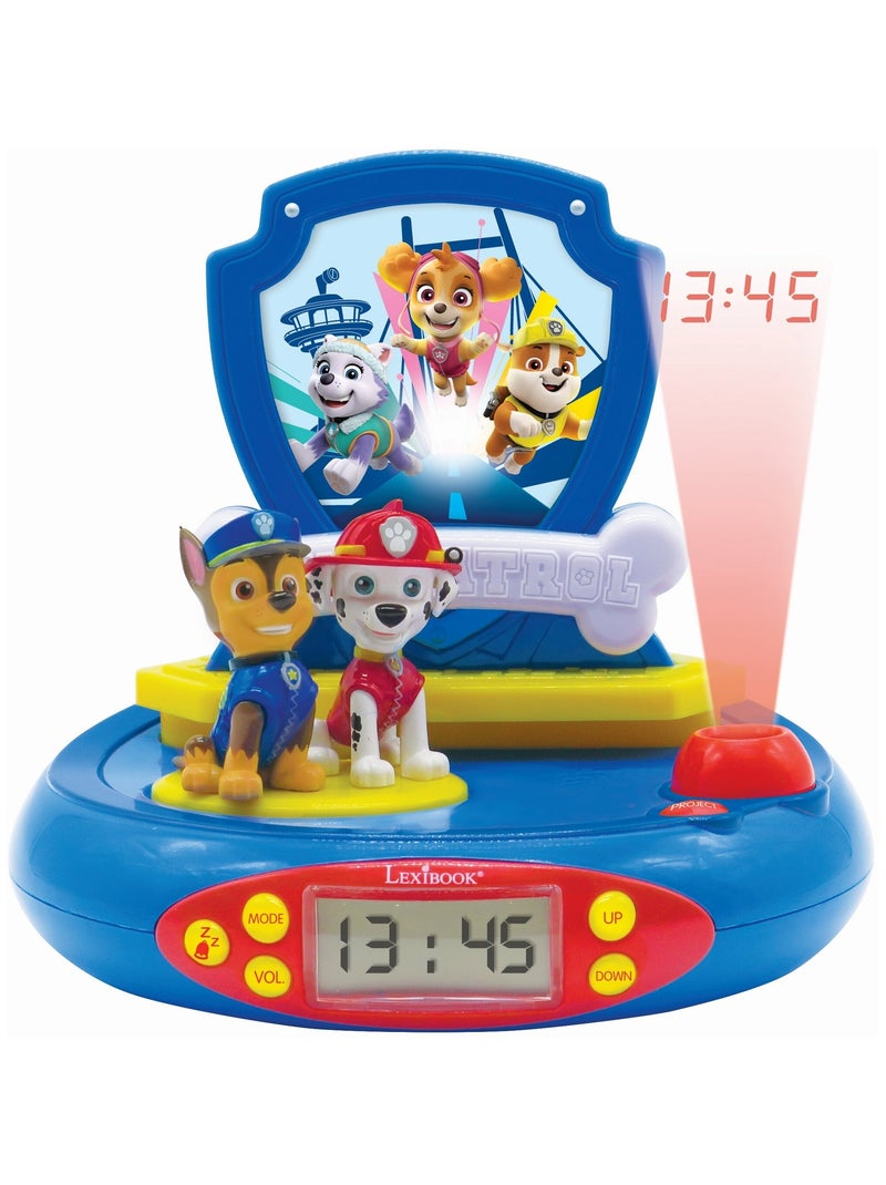 Orologio con proiettore Paw Patrol 3D Chase con suoni dei supereroi Blu - Kiabi