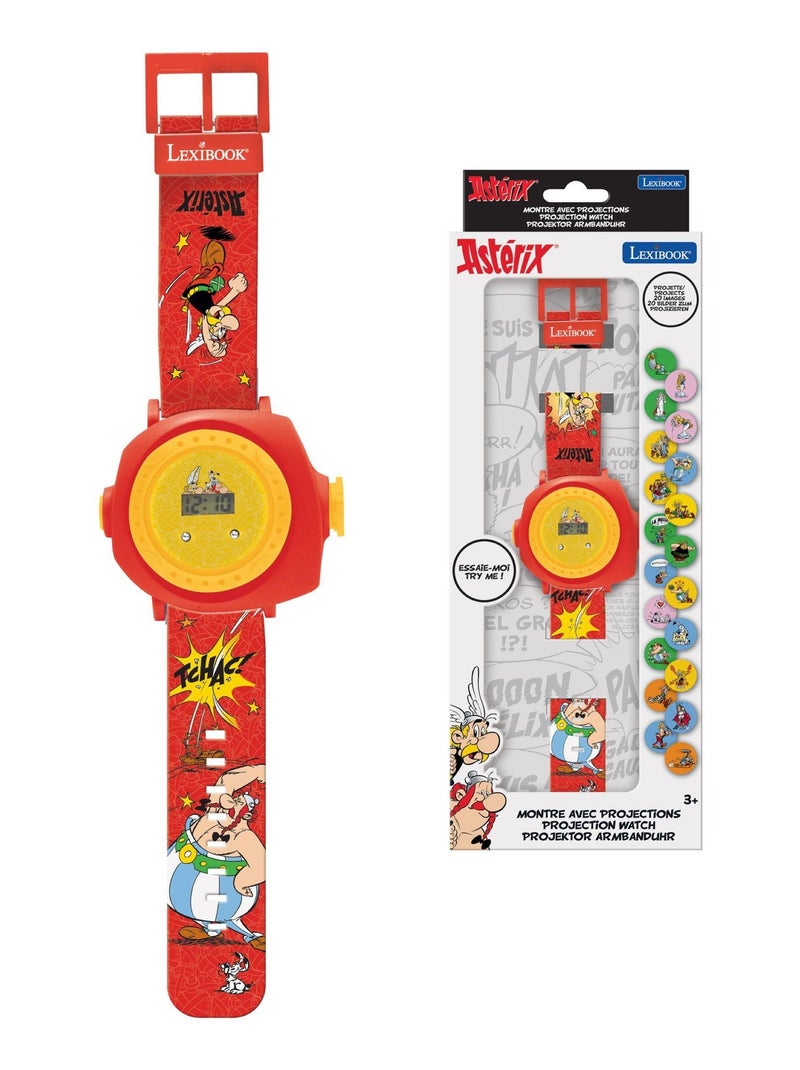 Orologio da proiezione digitale Asterix con 20 immagini da proiettare Rosso - Kiabi