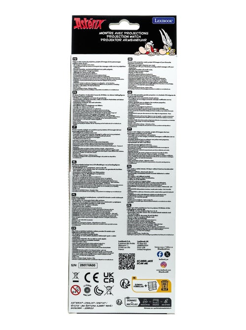 Orologio da proiezione digitale Asterix con 20 immagini da proiettare - Kiabi