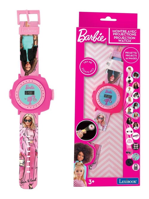 Orologio da proiezione digitale Barbie con 20 immagini da proiettare - Kiabi