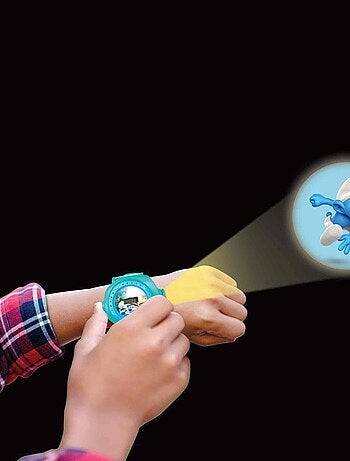 Orologio da proiezione digitale dei Puffi con 20 immagini da proiettare