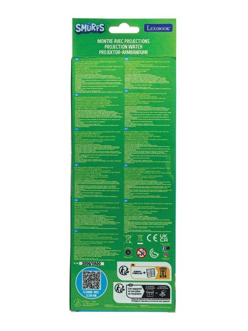 Orologio da proiezione digitale dei Puffi con 20 immagini da proiettare - Kiabi