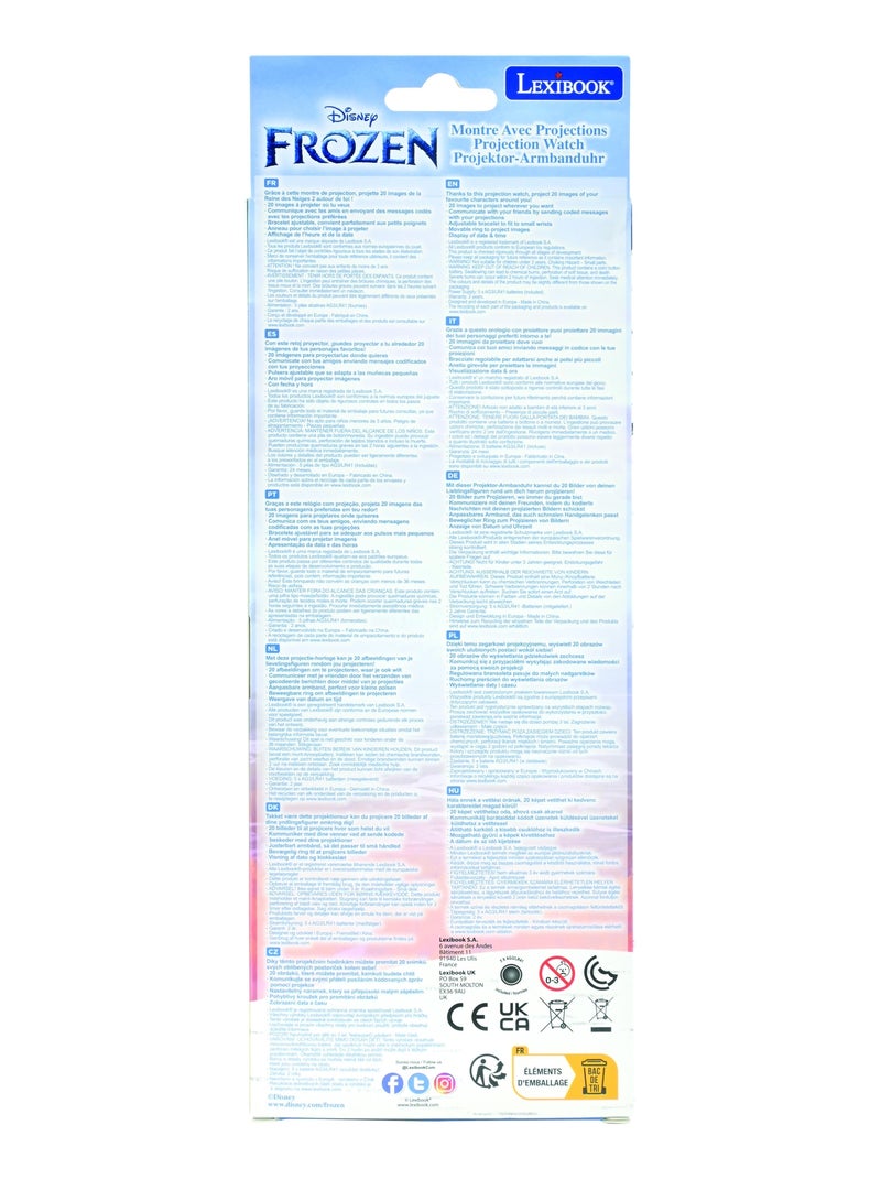 Orologio da proiezione digitale Frozen con 20 immagini da proiettare Blu - Kiabi
