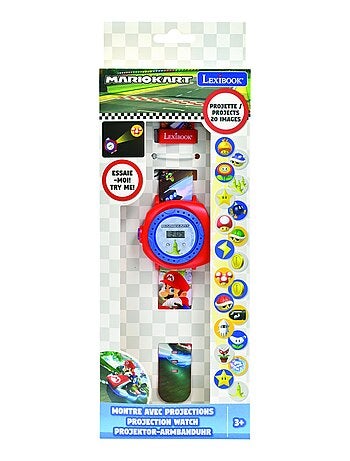 Orologio da proiezione digitale Mario Kart con 20 immagini da proiettare