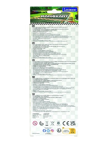 Orologio da proiezione digitale Mario Kart con 20 immagini da proiettare