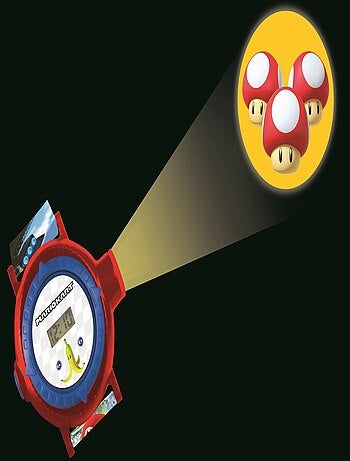 Orologio da proiezione digitale Mario Kart con 20 immagini da proiettare