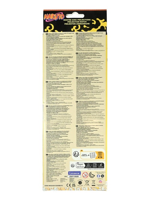 Orologio da proiezione digitale Naruto con 20 immagini da proiettare - Kiabi
