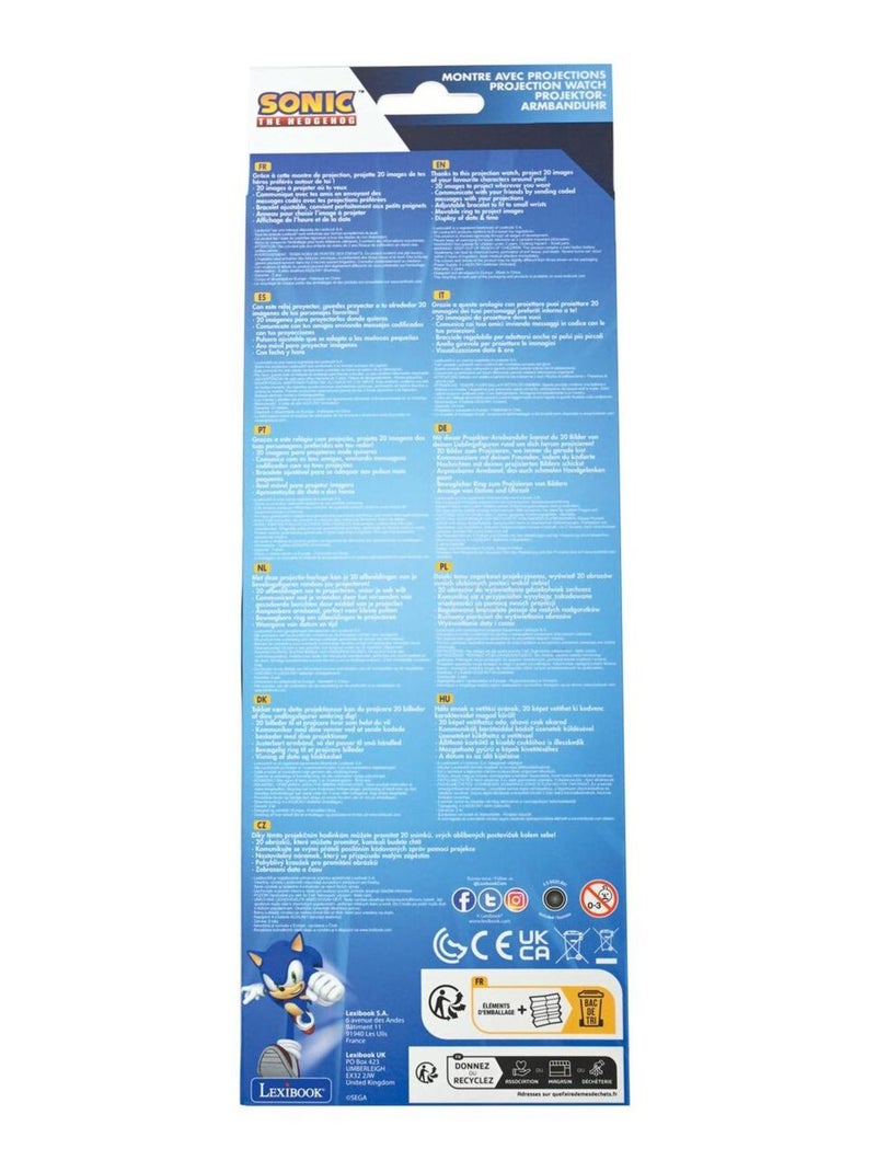 Orologio da proiezione digitale sonico con 20 immagini da proiettare Blu - Kiabi