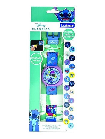Orologio da proiezione digitale Stitch con 20 immagini da proiettare